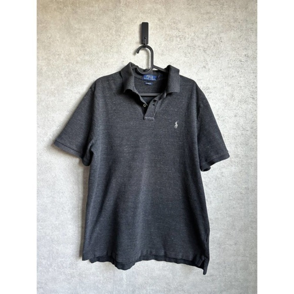 Polo Ralph Lauren Classic Fit Polo Faded Black Short Sleeve‎ Shirt Size L
